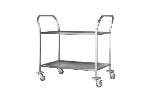Тележка для сервировки ТДСп - 800*500*860 "Profi Inox", 2 уровня