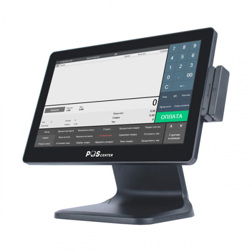 Сенсорный моноблок POSCenter Atlas Pro (15.6",FHD,PCAP, N97, RAM8Gb, SSD128Gb, БЕЗ MSR, V1) без ОС
